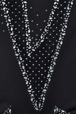 Sparkling Mesh Detail Jumpsuit
