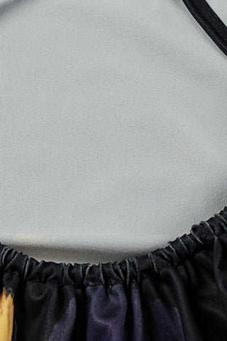 Artistic Brushstroke Maxi Dress