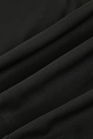 One-Shoulder Tie-Accent Pants Set