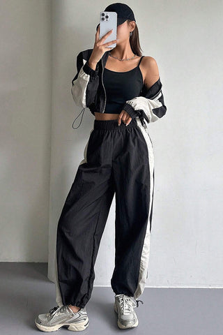 Sporty Track Pants Set