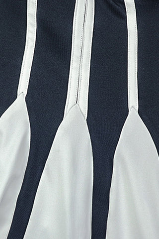 Halter Striped Casual Dress