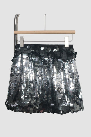 Sequin Embellished Mini Skirt