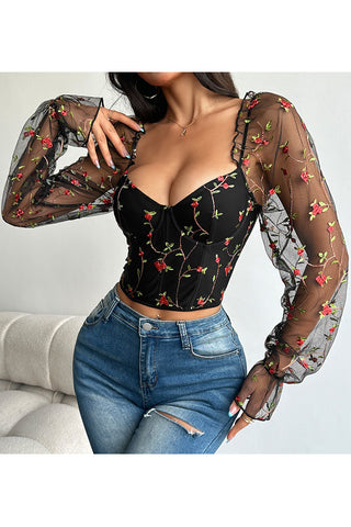Floral Off-Shoulder Blouse