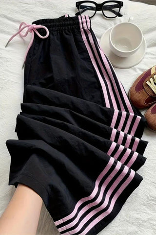 Casual Track Stripe Pants