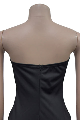 Strapless Wide-Leg Jumpsuit