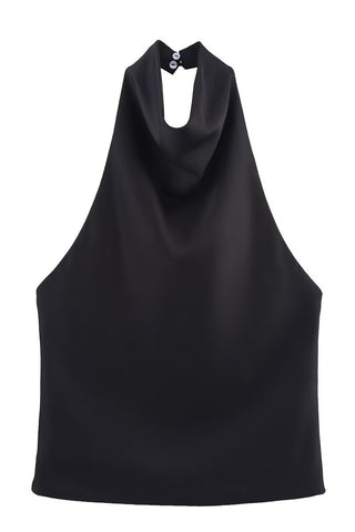 Chic Halter Neck Tank Top