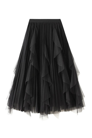 Flowing Layered Casual Skirt