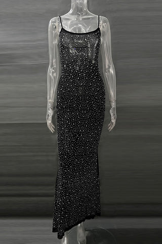 Elegant Spaghetti Strap Evening Dress