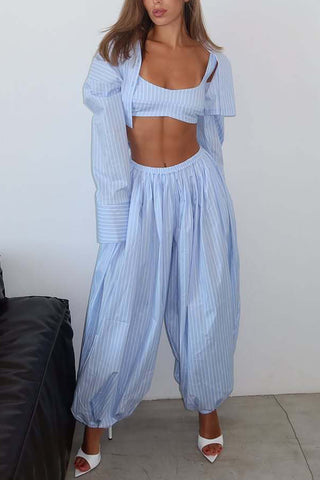 Relaxed Jacket and Pant Set