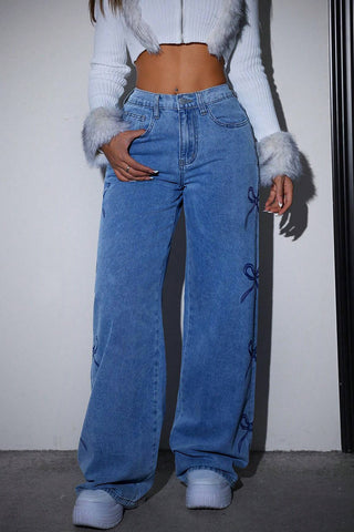 High-Waisted Casual Pants