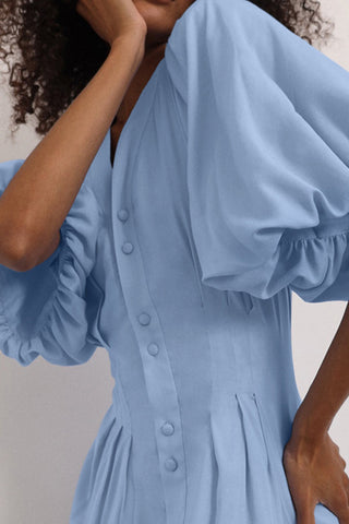 Button-Down Casual Maxi Dress