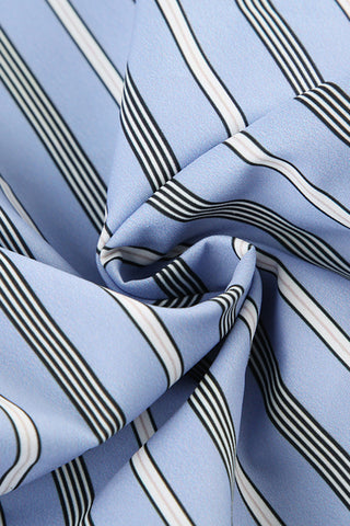 Striped Drawstring Casual Pants