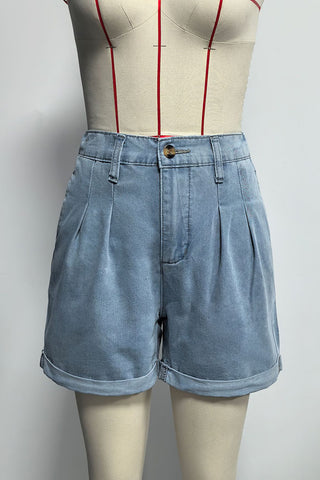 Button-Up Casual Short Set