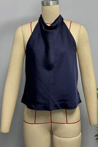 Chic Halter Neck Tank Top