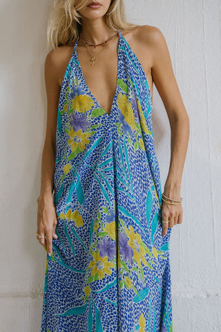 Halter Neck Bohemian Casual Dress