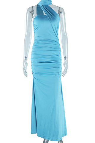 Elegant Ruched Evening Gown