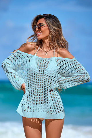 Open-Knit Beach Cover-Up