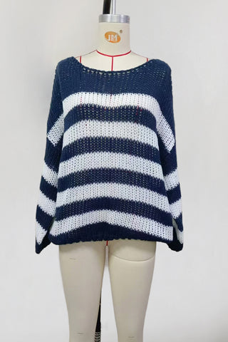 Striped Knit Sweater