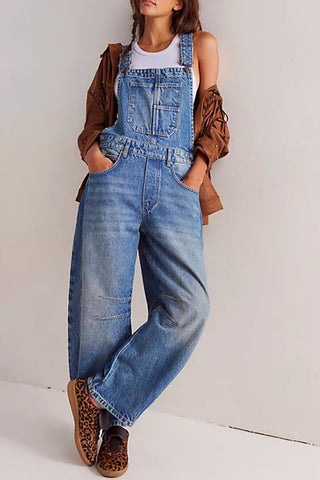 Utility-Inspired Wide-Leg Jumpsuit