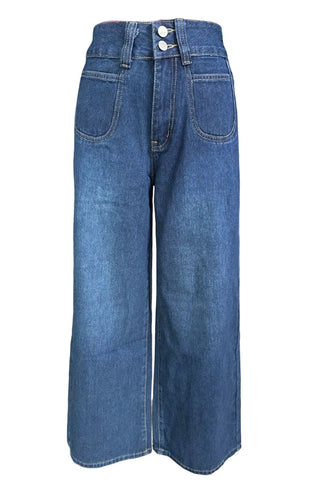 High-Rise Wide-Leg Jeans