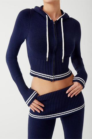 Stylish Hooded Pants Set