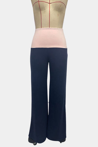 High-Waist Wide-Leg Casual Pants