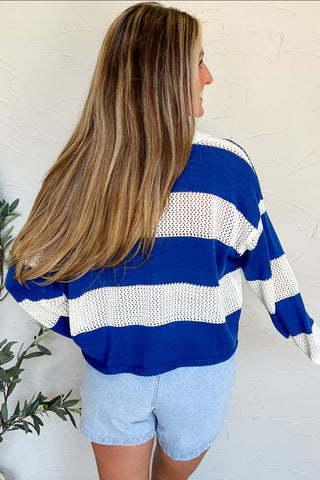 Stripe Colorblock Sweater