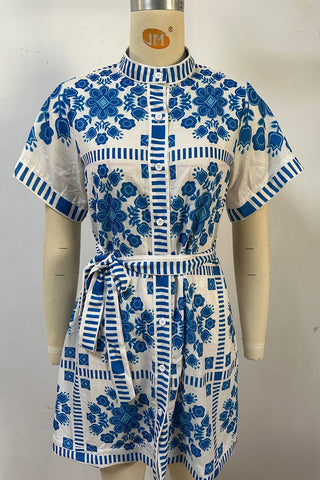 Floral Print Casual Dress