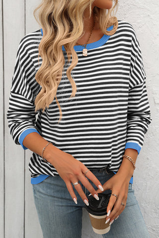 Striped Knit Sweater