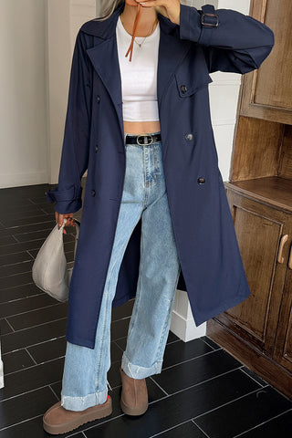 Classic Double-Breasted Trench Coat