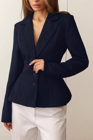 Tailored Single-Breasted Blazer