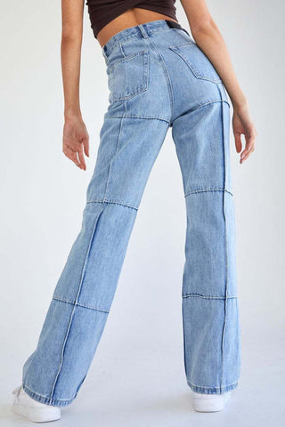 High-Waisted Flare Jeans