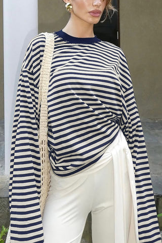 Striped Long-Sleeve T-Shirt