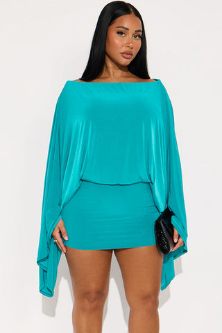 Off-The-Shoulder Skirt Set