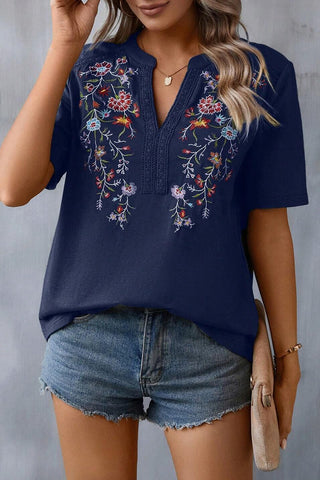 Floral Detail T-Shirt