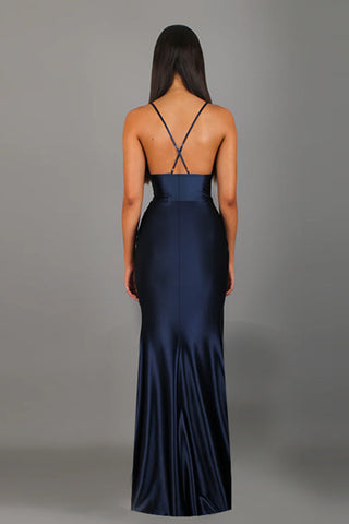 Elegant Strappy Evening Dress
