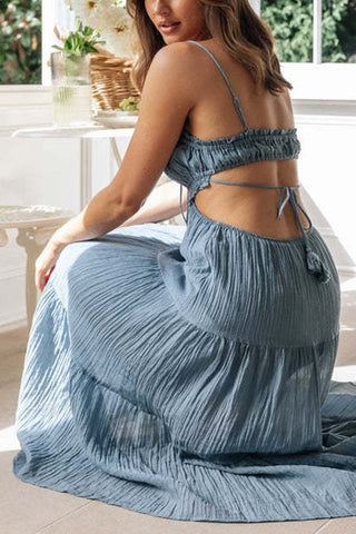 Strappy Cutout Maxi Dress