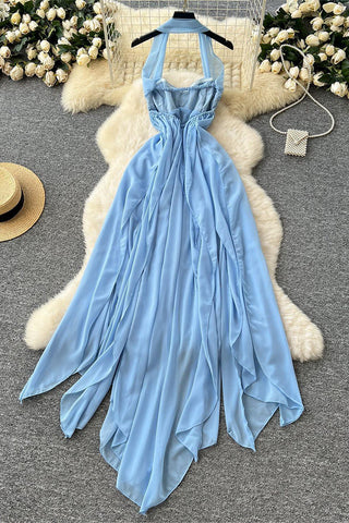 Elegant Halter Casual Dress