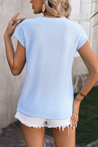 Casual Knit Sleeveless Sweater