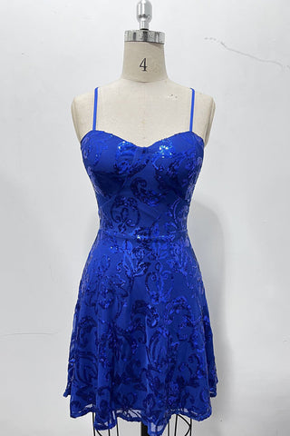 Strappy Floral Mini Dress