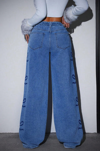 High-Waisted Casual Pants