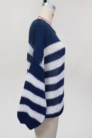 Striped Knit Sweater