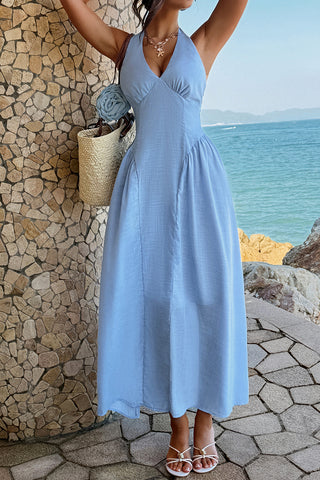 Halter-Neck Maxi Dress