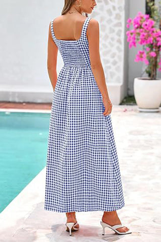Checkered Sleeveless Sundress