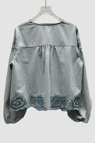 Elegant Button-Front Blouse