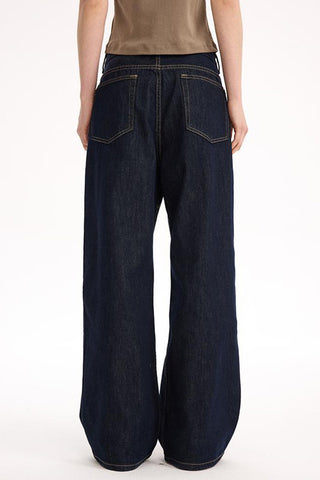Classic Wide-Leg Straight Jeans