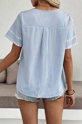 Button-Down Floral Blouse
