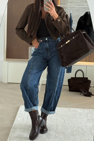 Classic Straight-Leg Denim Jeans