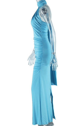 Elegant Ruched Evening Gown