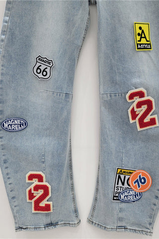 Patch Barrel Jeans